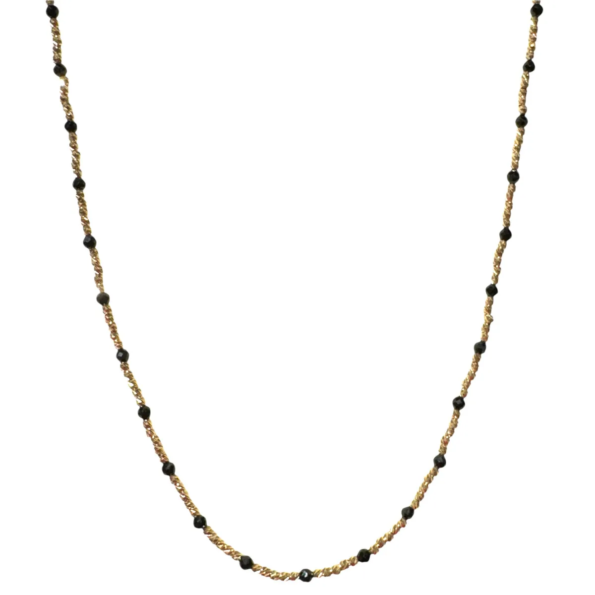 COLLANA PALLINO CON SPINELLI