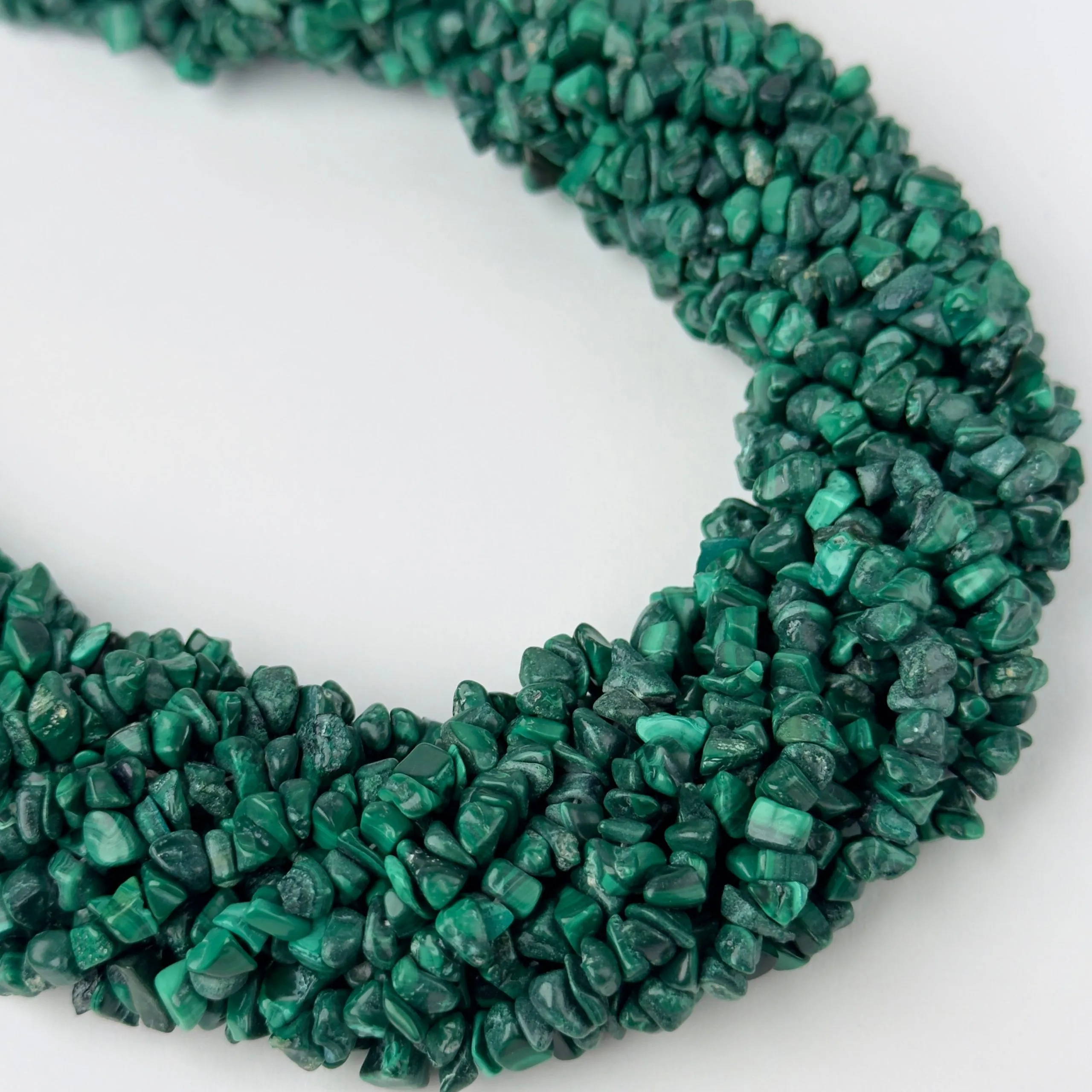 Perline Malachite Chips 5mm