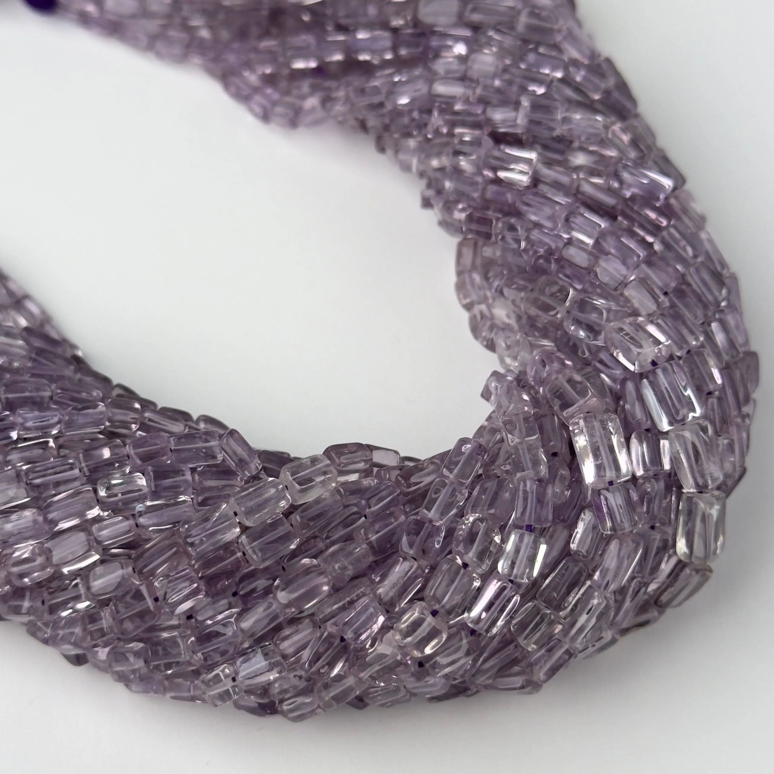 Perline Ametista Rettangolo 6-8mm