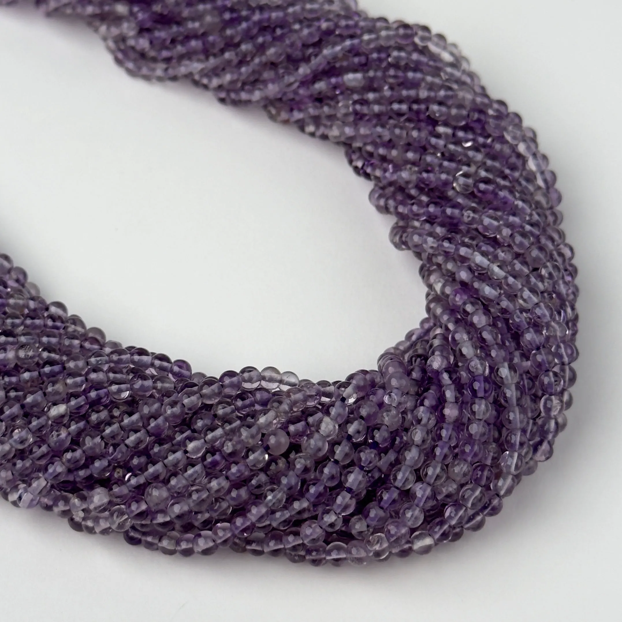 Perline Ametista Tondo 3mm