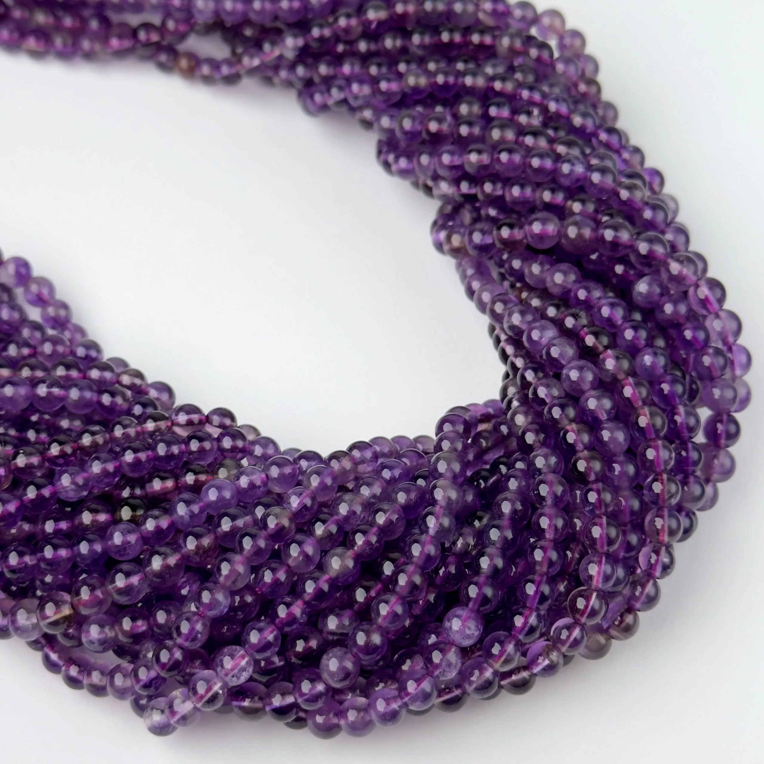 Perline Ametista Tondo 5mm