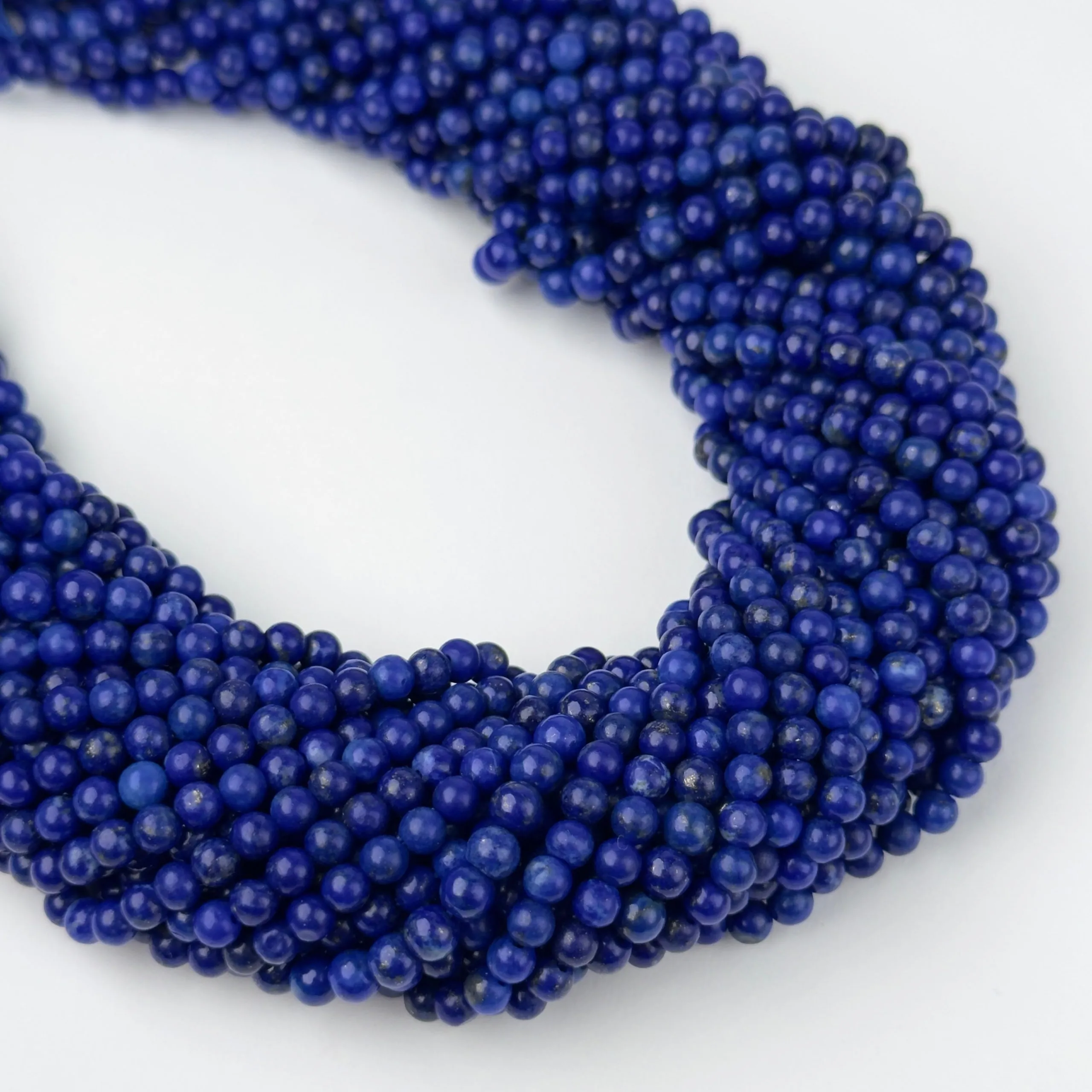 Perline Lapis Lazuli Tondo 4mm