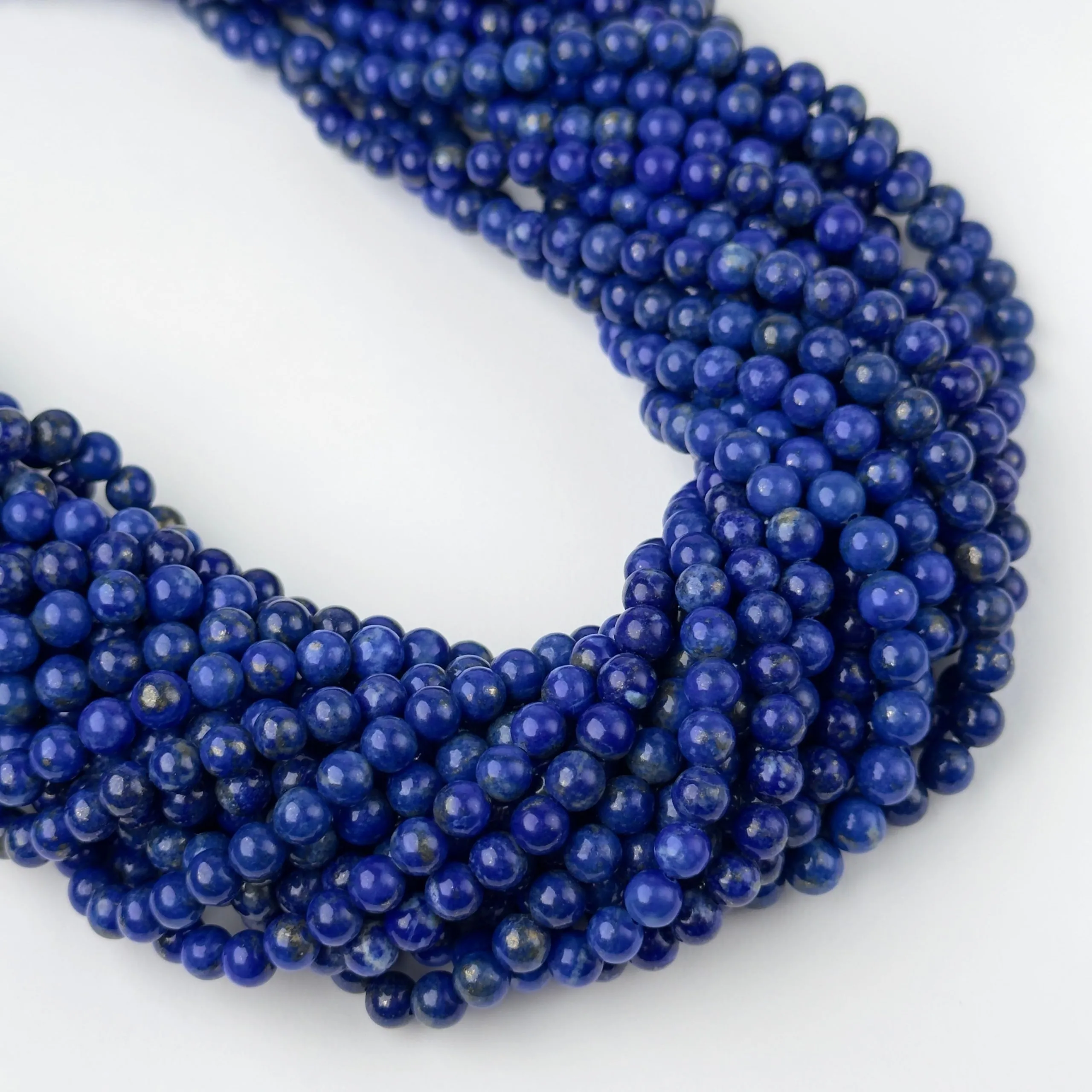 Perline Lapis Lazuli Tondo 5mm