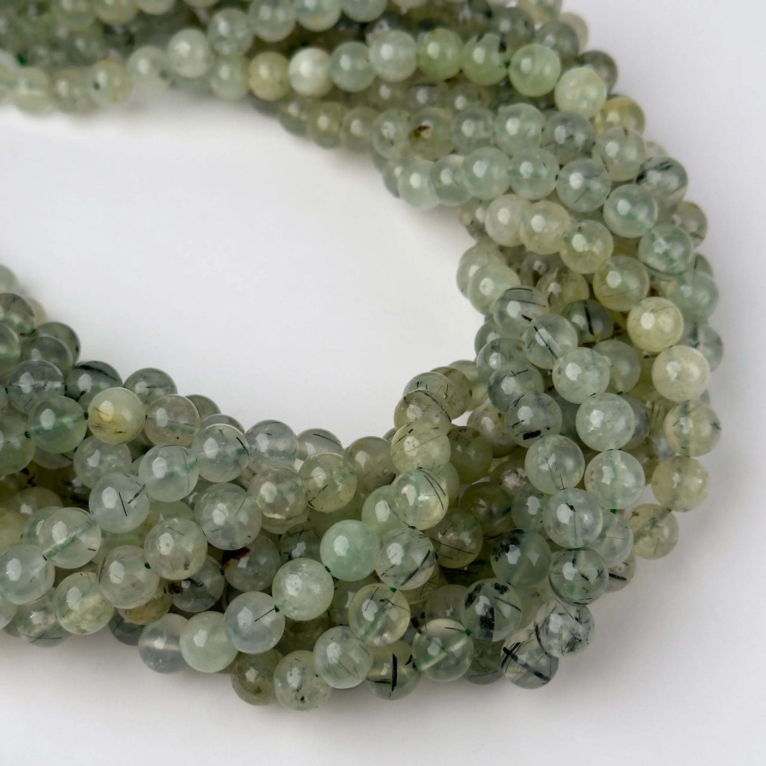 Perline Prehnite Tondo 8mm