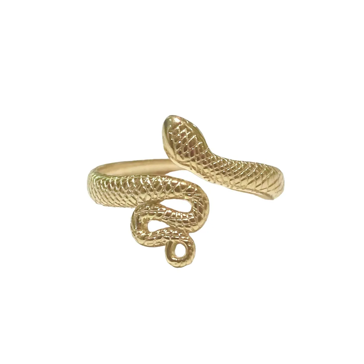 ANELLO SNAKE DORATO