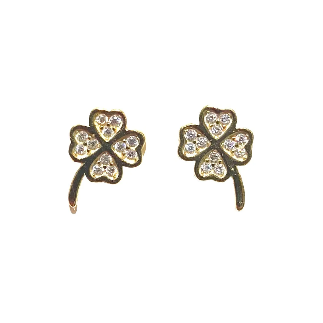 ORECCHINI QUADRIFOGLIO DORATO