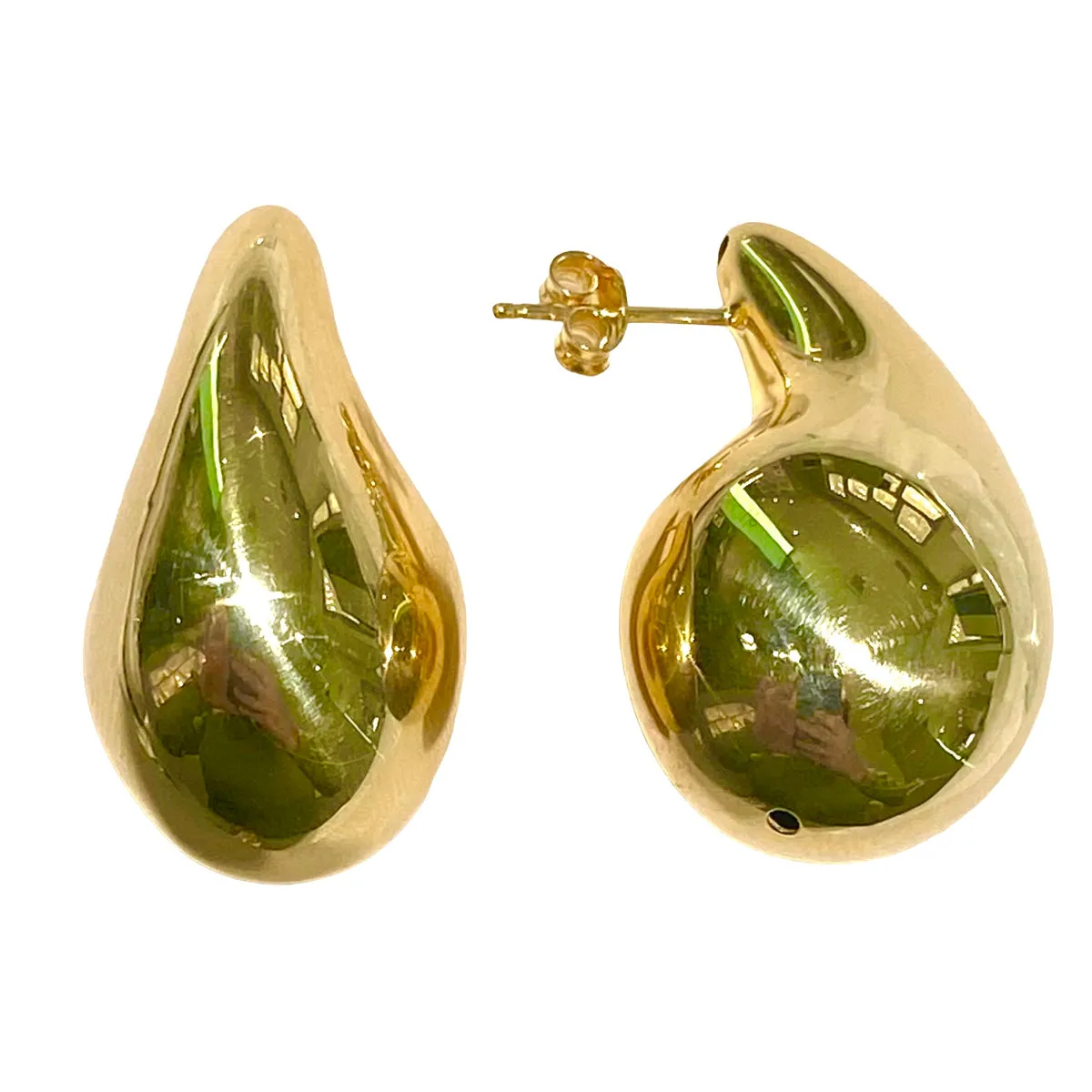 ORECCHINI DROPS GOLD BIG