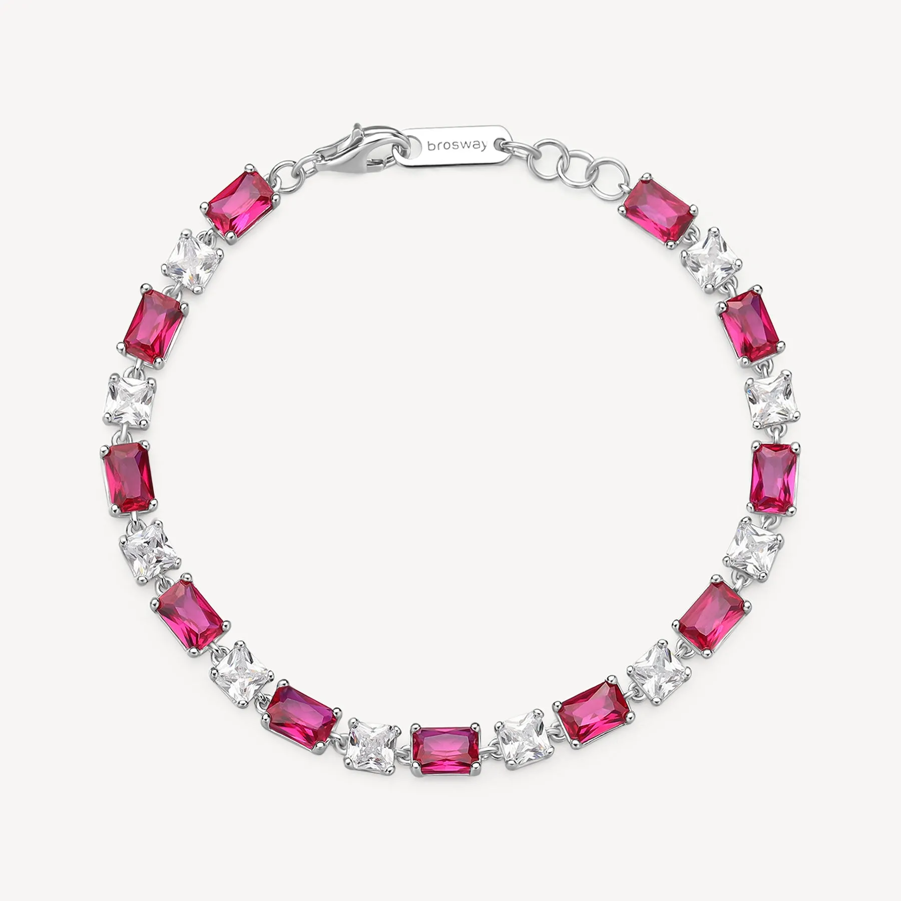 Bracciale argento Fancy ruby