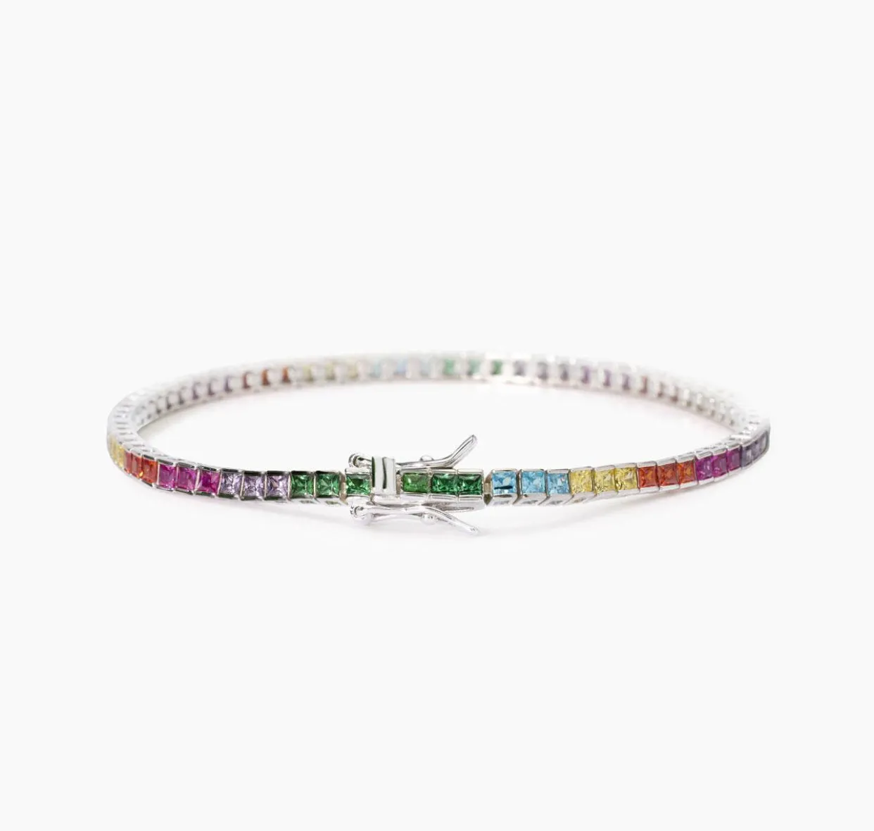 Bracciale donna Mabina con zirconi multicolor TENNIS CLUB