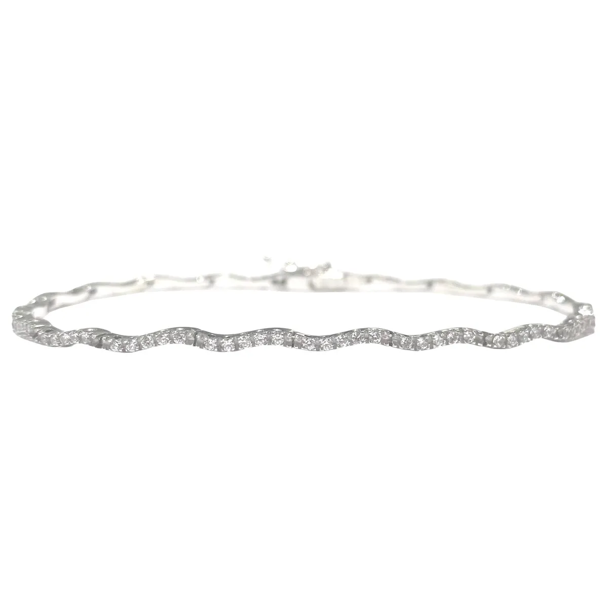 BRACCIALE TENNIS ONDULATO