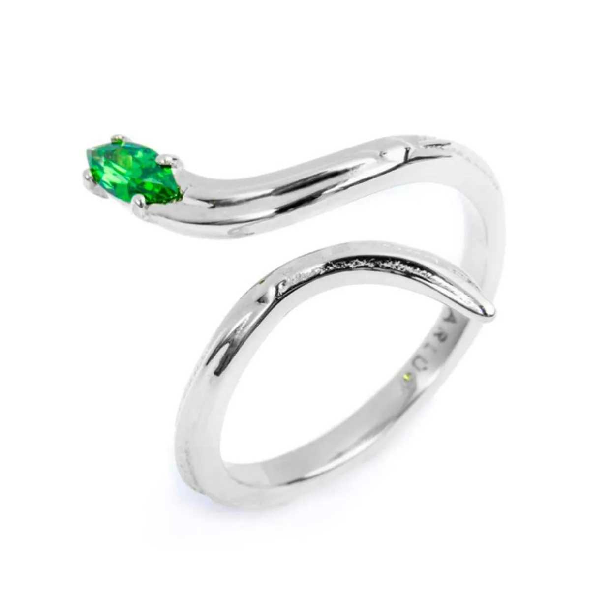 Anello Marlù donna serpente con zircone