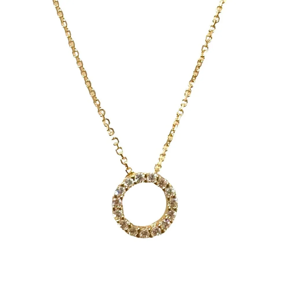 COLLANA CERCHIO ORO GIALLO