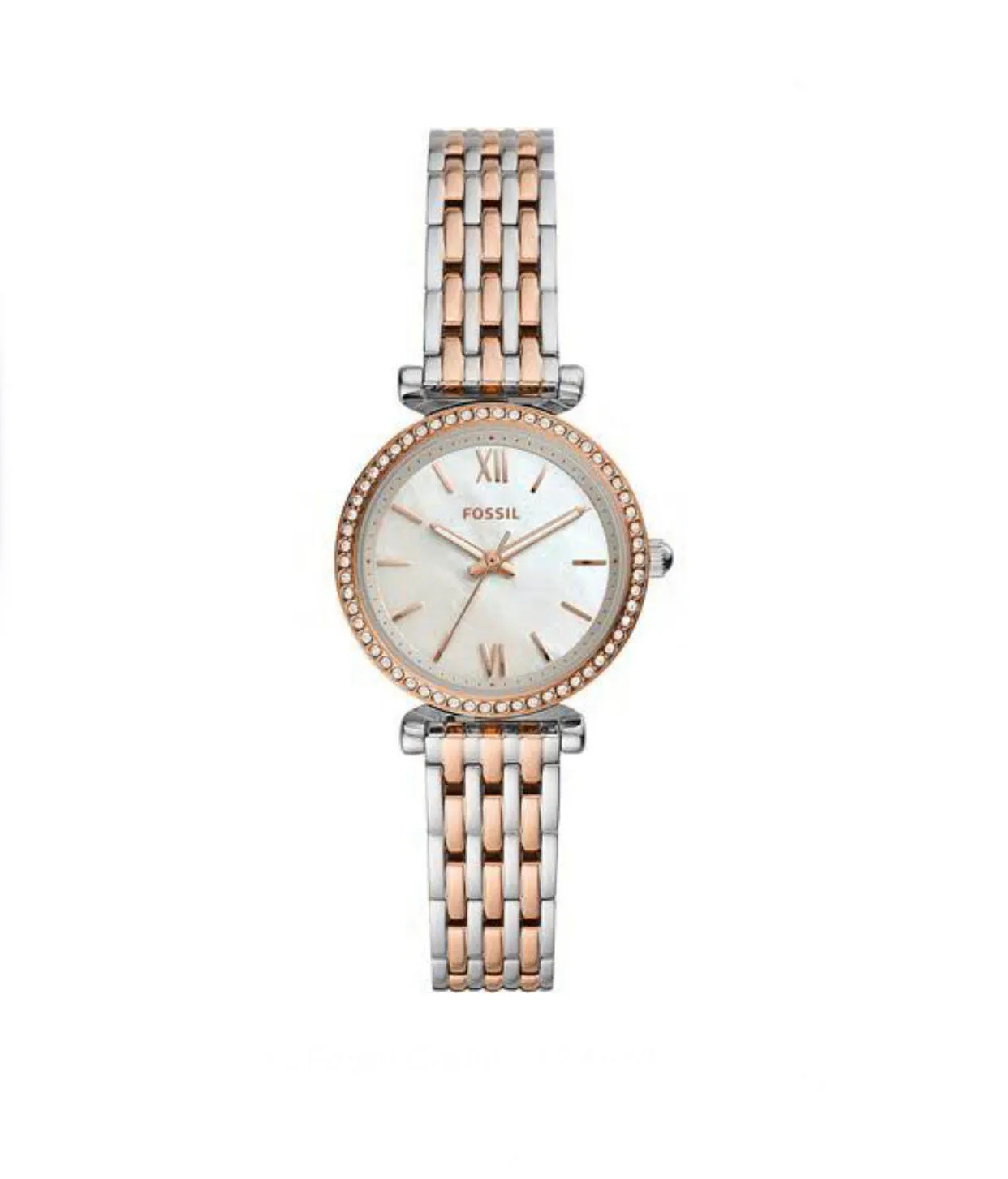 Orologio Fossil donna Carlie Mini a tre sfere con bracciale in acciaio