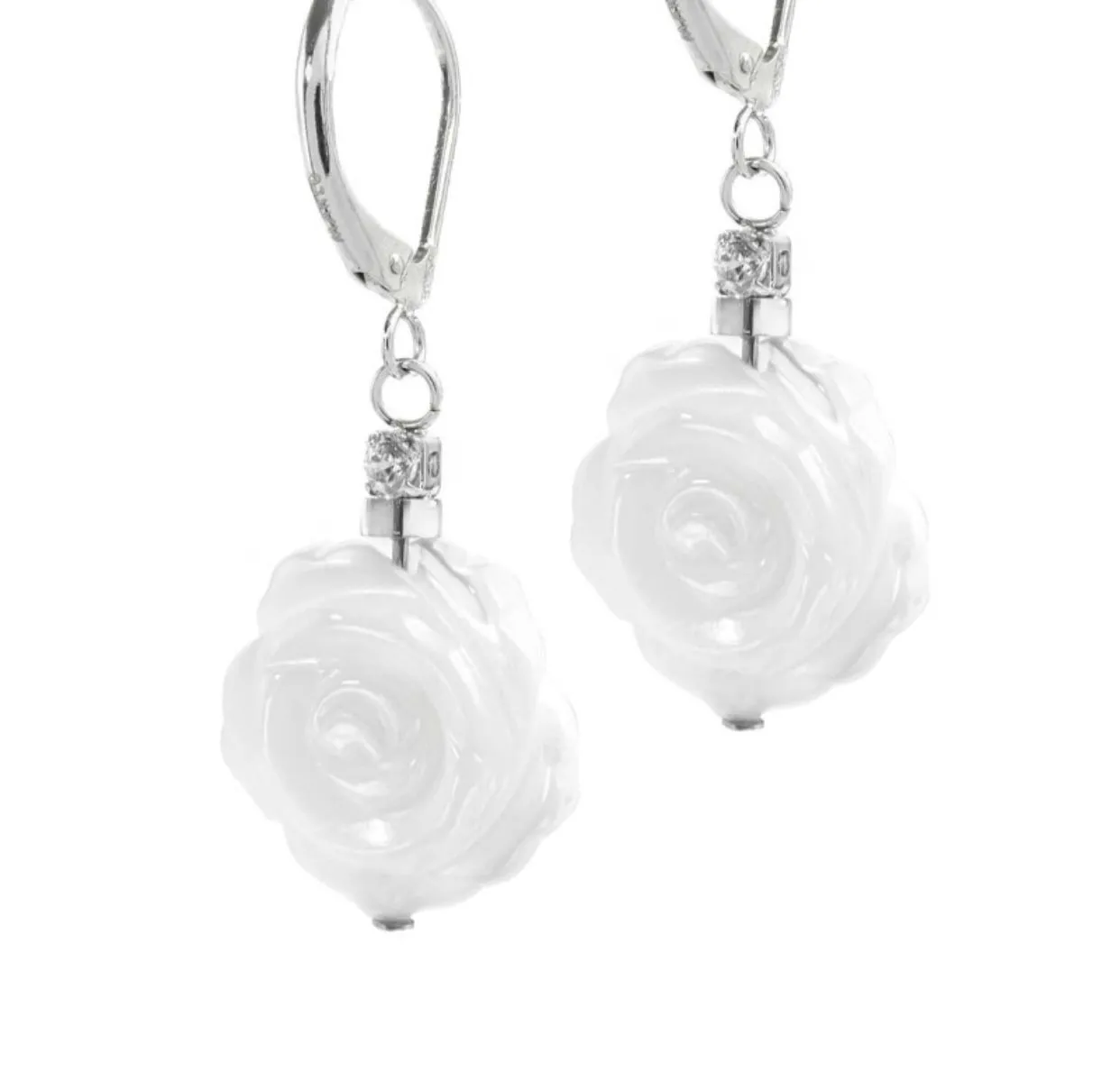 Orecchini Marlù rosa in madreperla