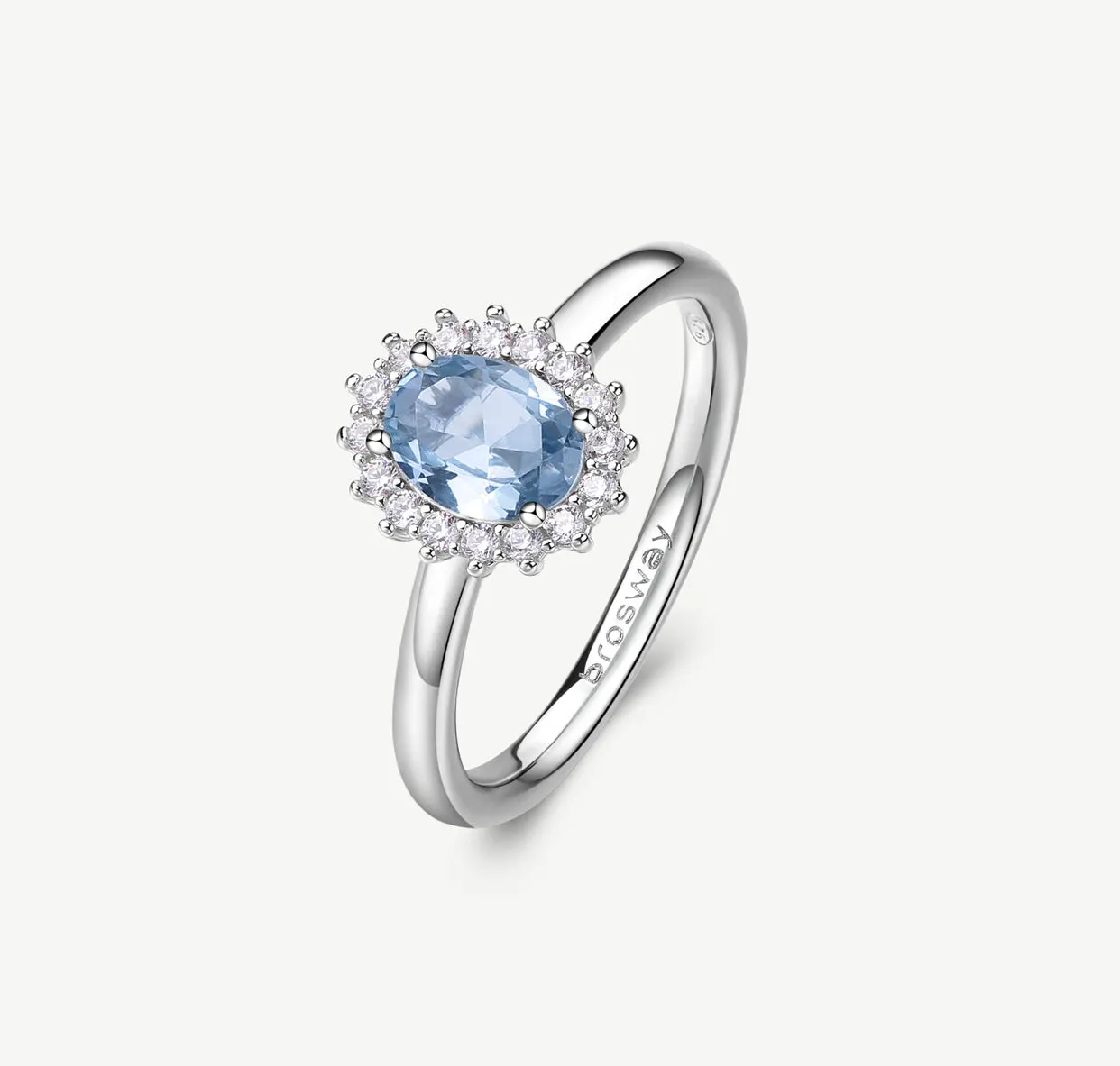 Anello Brosway Fancy donna Kate Cloud Light Blue
