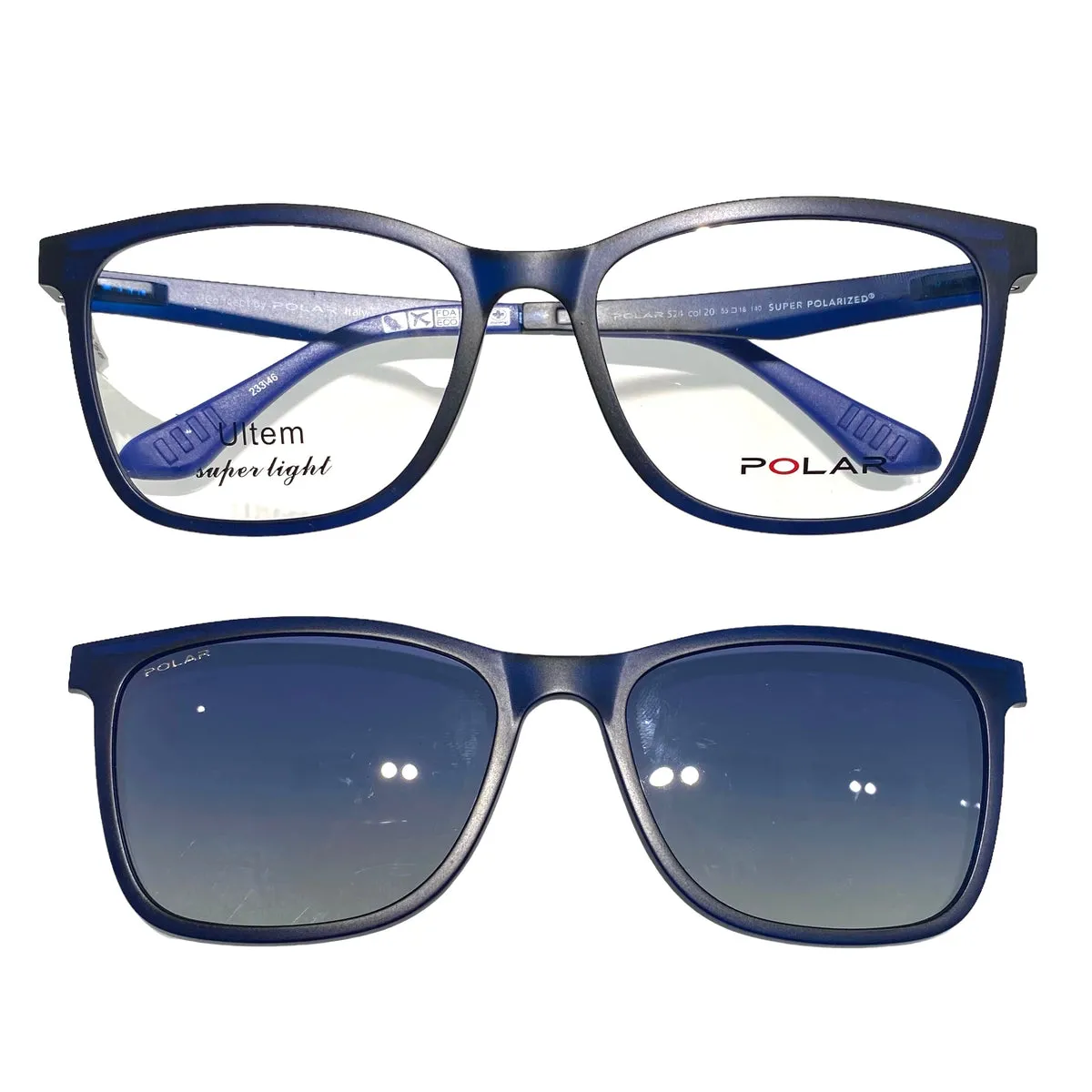 OCCHIALE VISTA/SOLE CLIP-ON POLAR 524