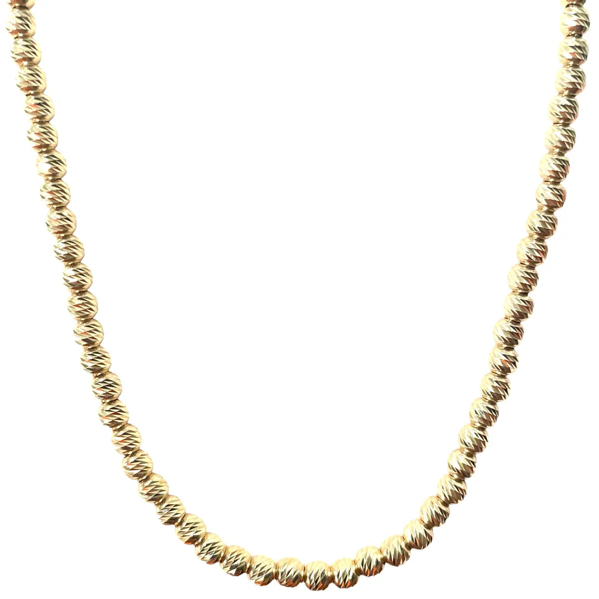 CATENA PALLINO DIAMANTATO mm 3