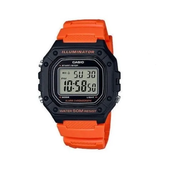 Orologio Casio Digitale Illuminator arancio