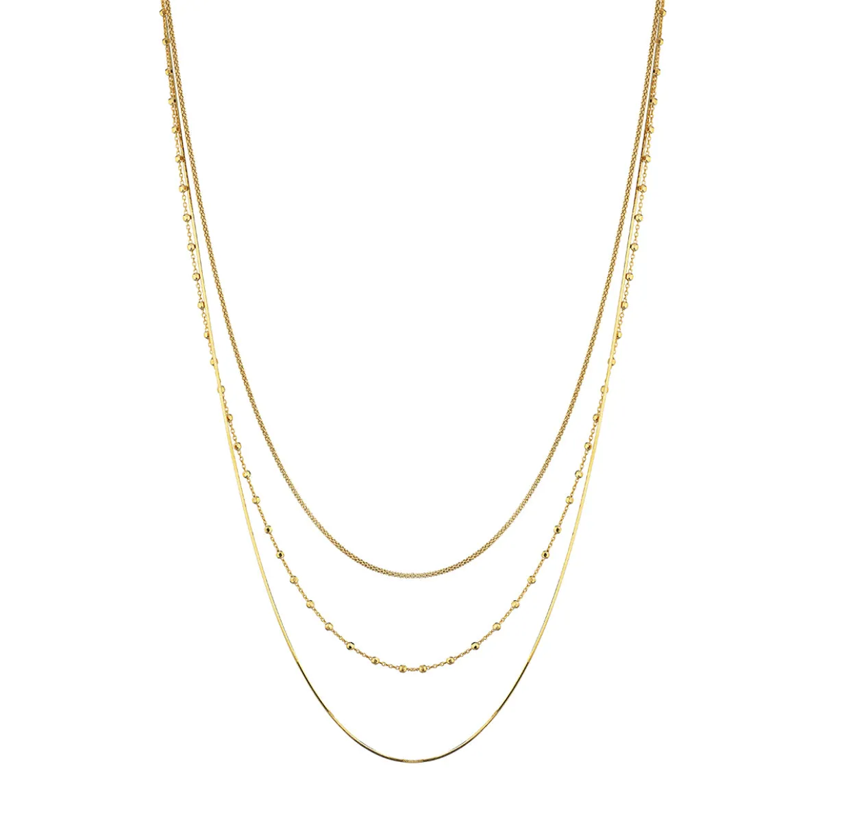 Collana Donna Marcello Pane a tre fili