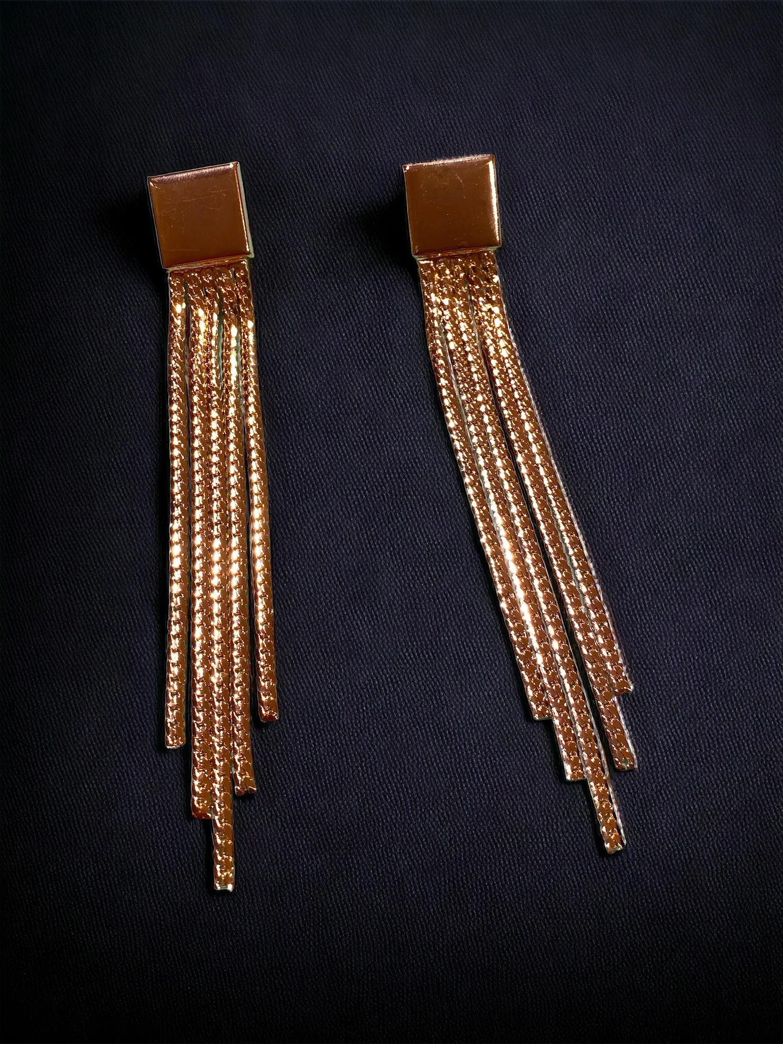 Orecchini lunghi pendenti Diamond Accessori Cleo