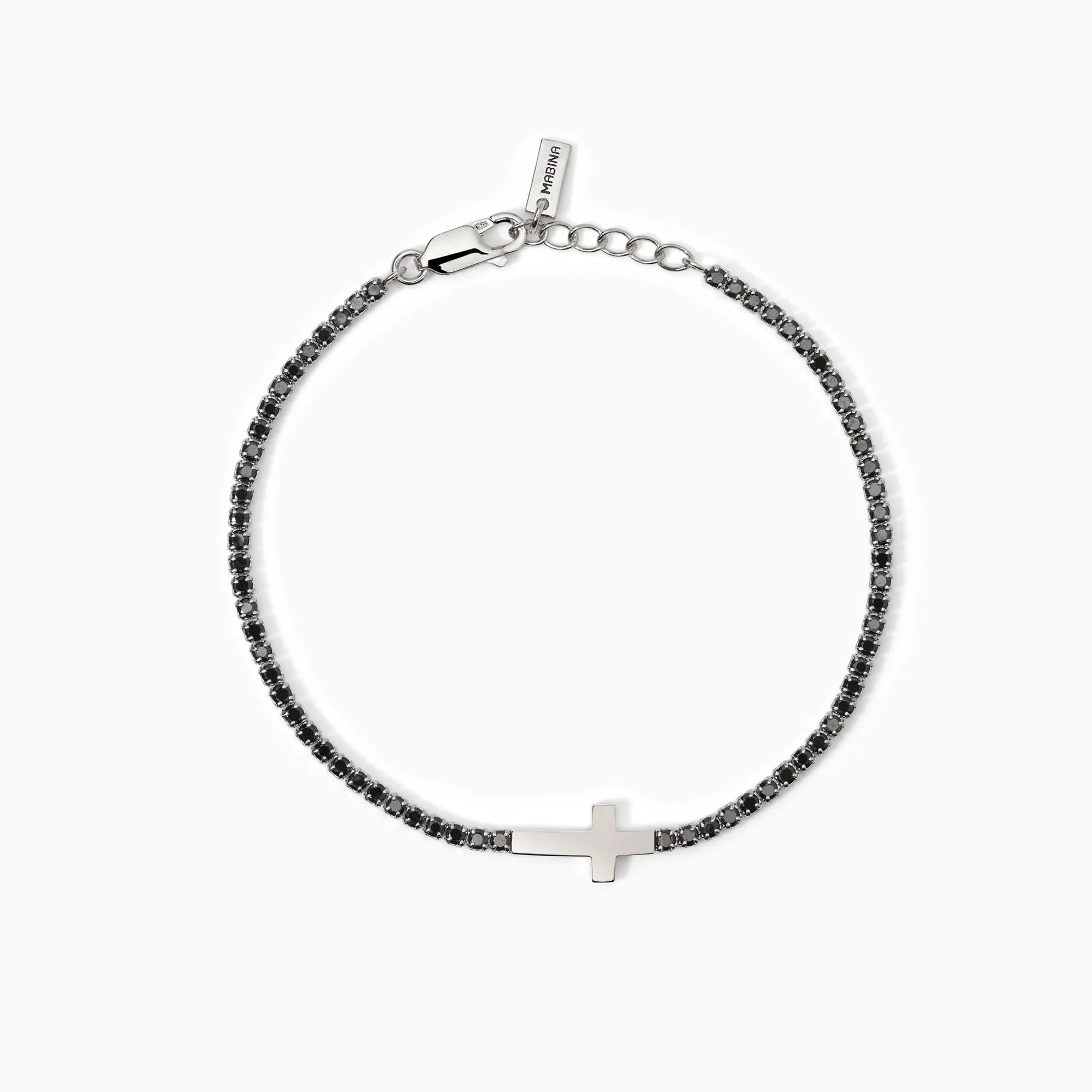 Bracciale Mabina Tennis con croce MYSTICAL