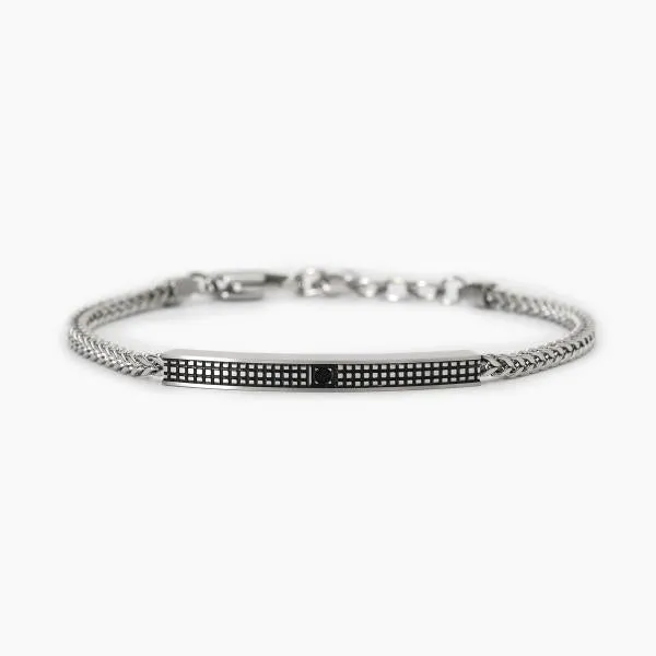Bracciale uomo 2Jewels con catena e piastra centrale
