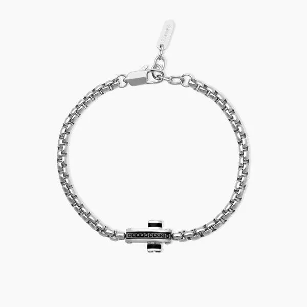 Bracciale uomo 2Jewels con croce