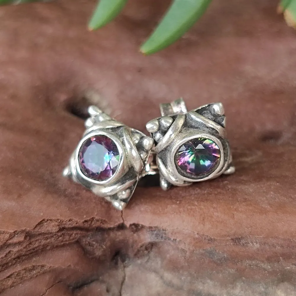 925 Silver Handcrafted EARRINGS with Stone - KASAFAL