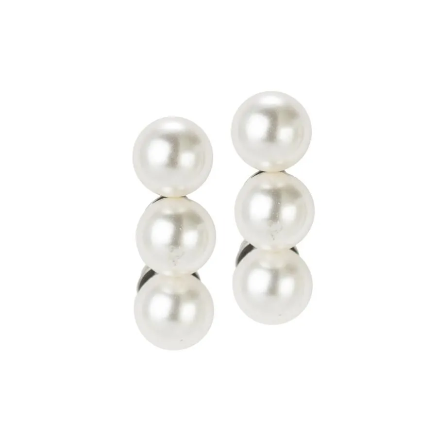 Orecchini a lobo con perle Swarovski