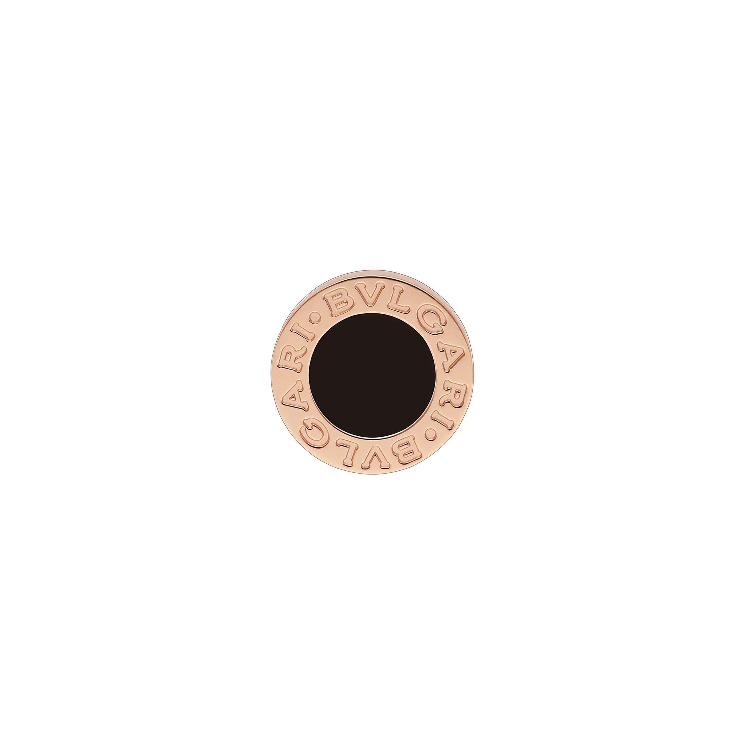 ORECCHINO BVLGARI BVLGARI IN ORO ROSA E ONICE - OR858198 - OR858198