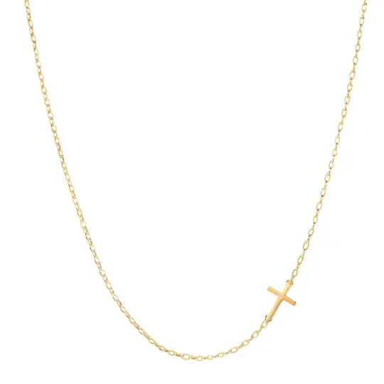 Borboleta Cross Women's Jewelry (SE-YGP-50SN)