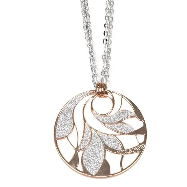 Collana in bronzo placcato oro rosa