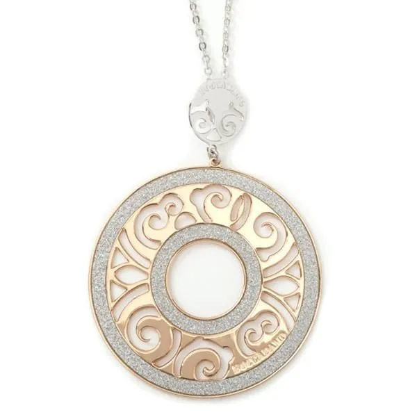 Collana in bronzo e glitter