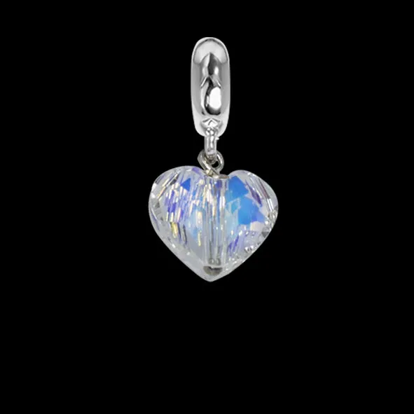 Charm con cristallo Swarovski aurora boreale