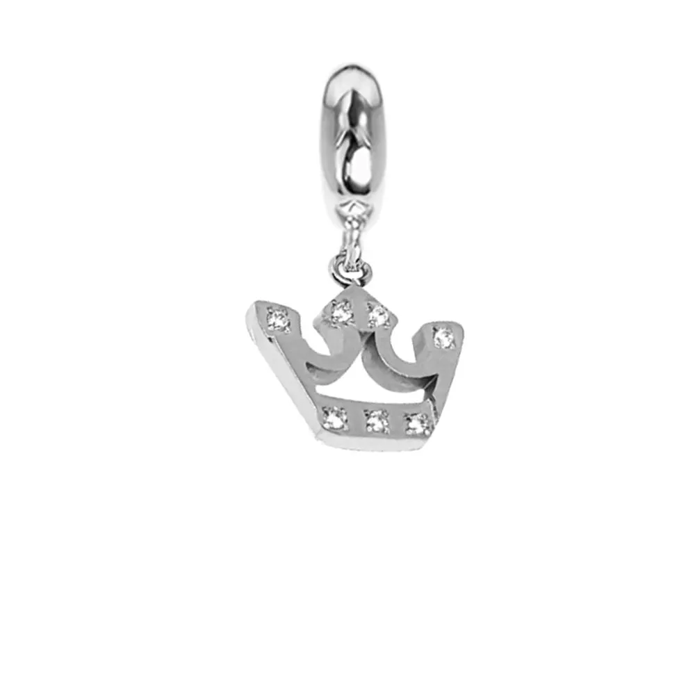 Charm corona con zirconi