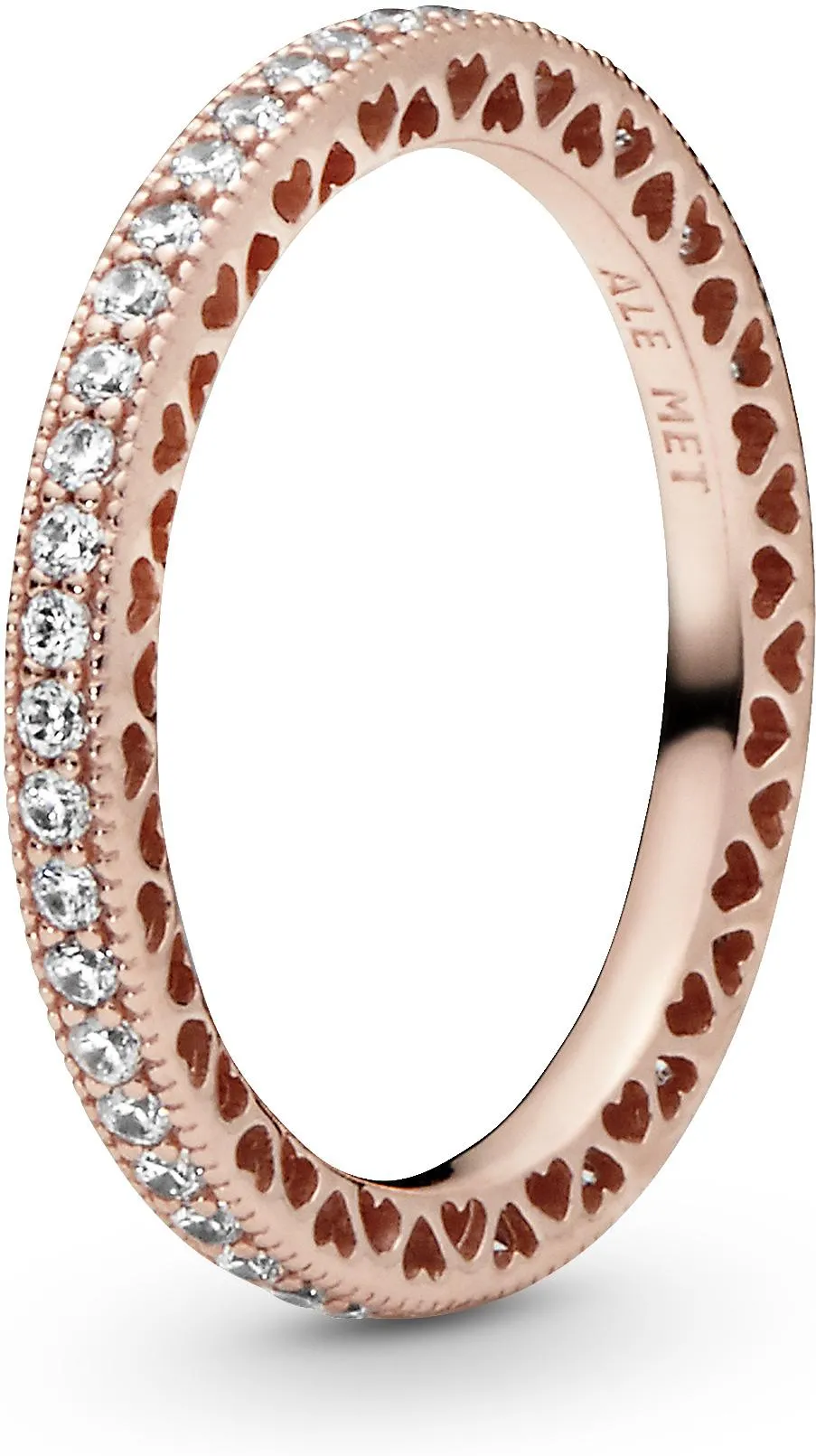 Pandora Funkeln und Herzen Ring 180963CZ Anello donna