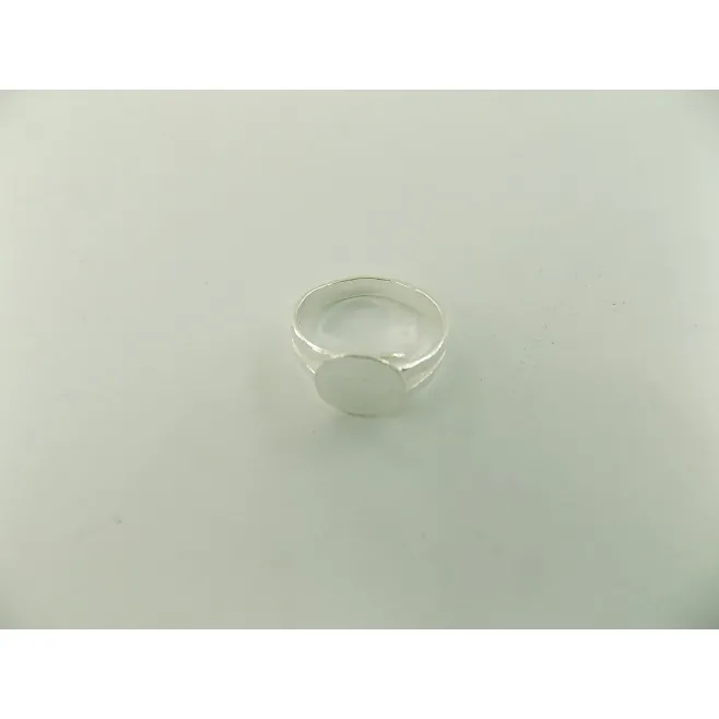 AG base anello regolabile da incollo tondo mm. 10 in argento 925 sterling