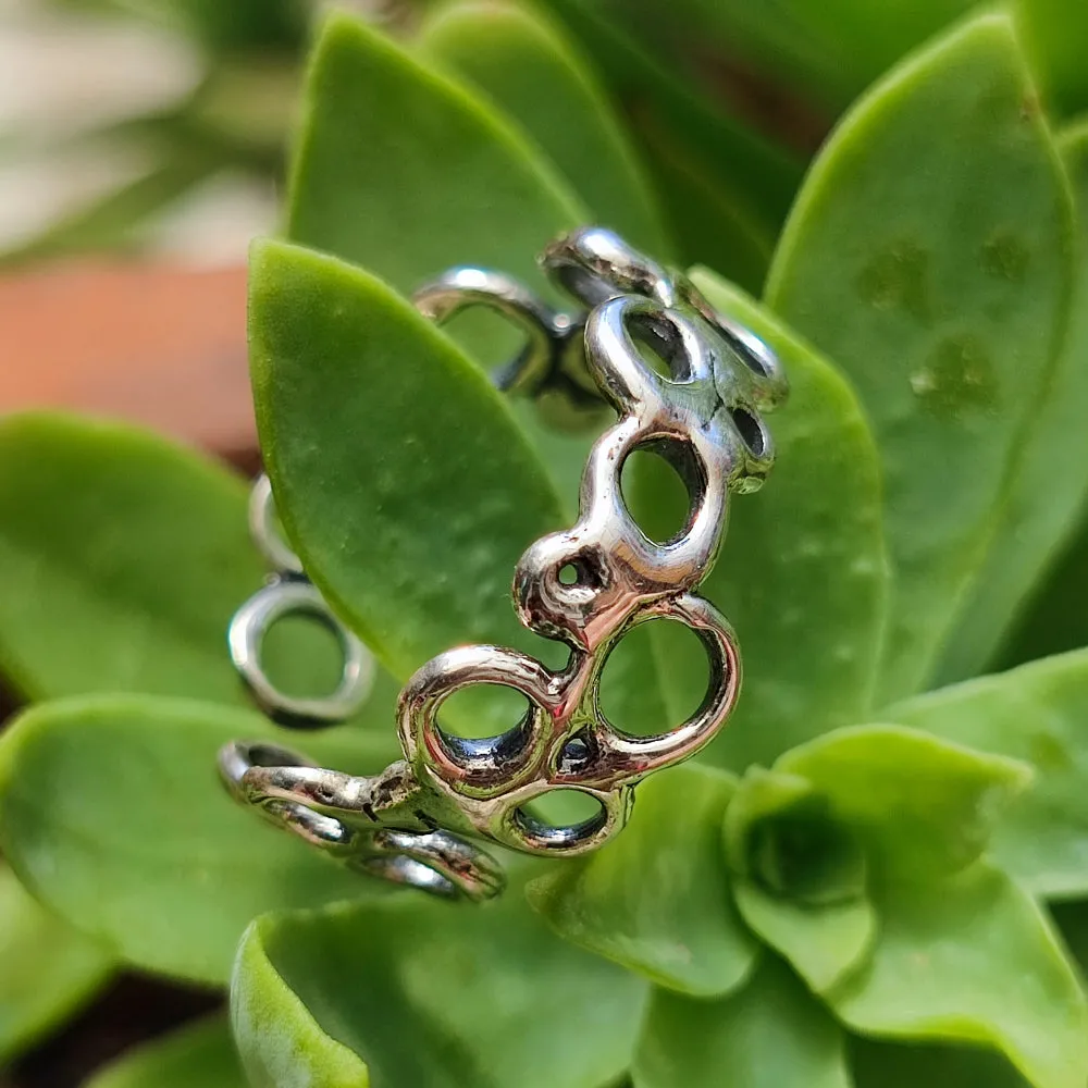 Handcrafted ring in 925 silver - NALBARI