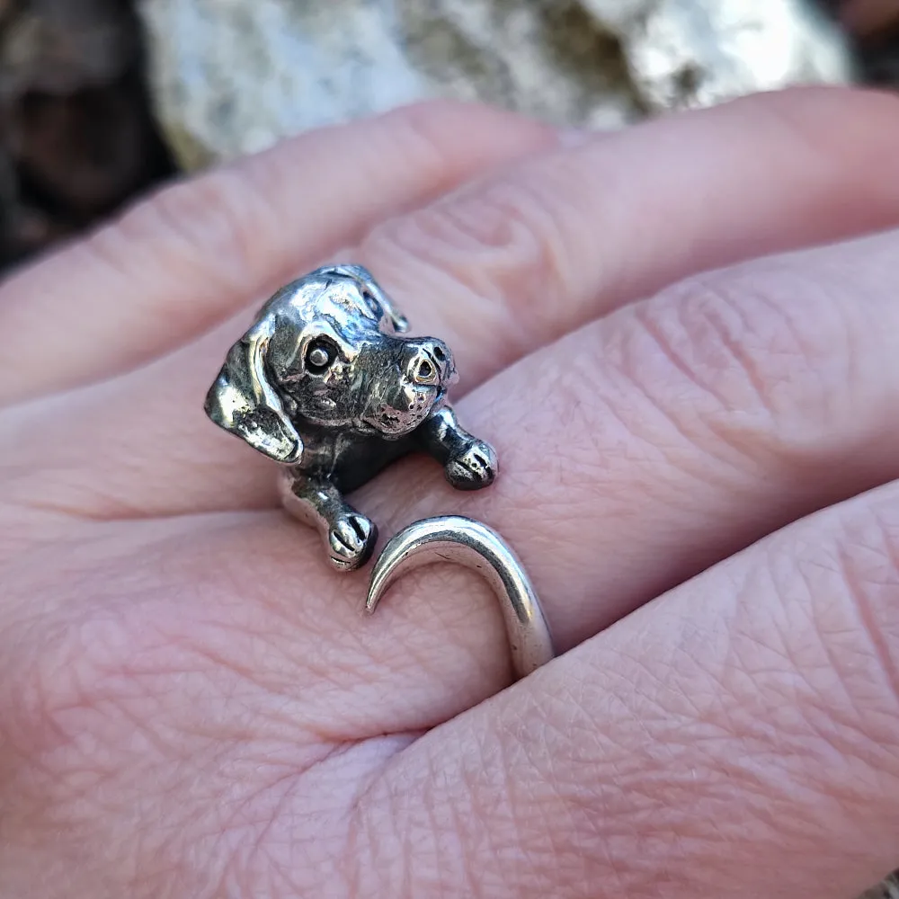 Bandring mit Hund aus 925er Silber - FIDO