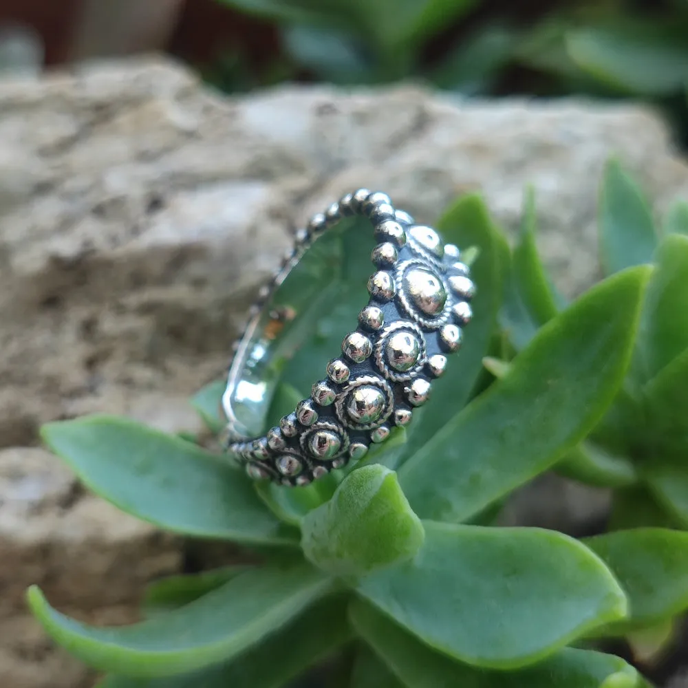 Handmade 925 Silver Band Ring - PALIMETA