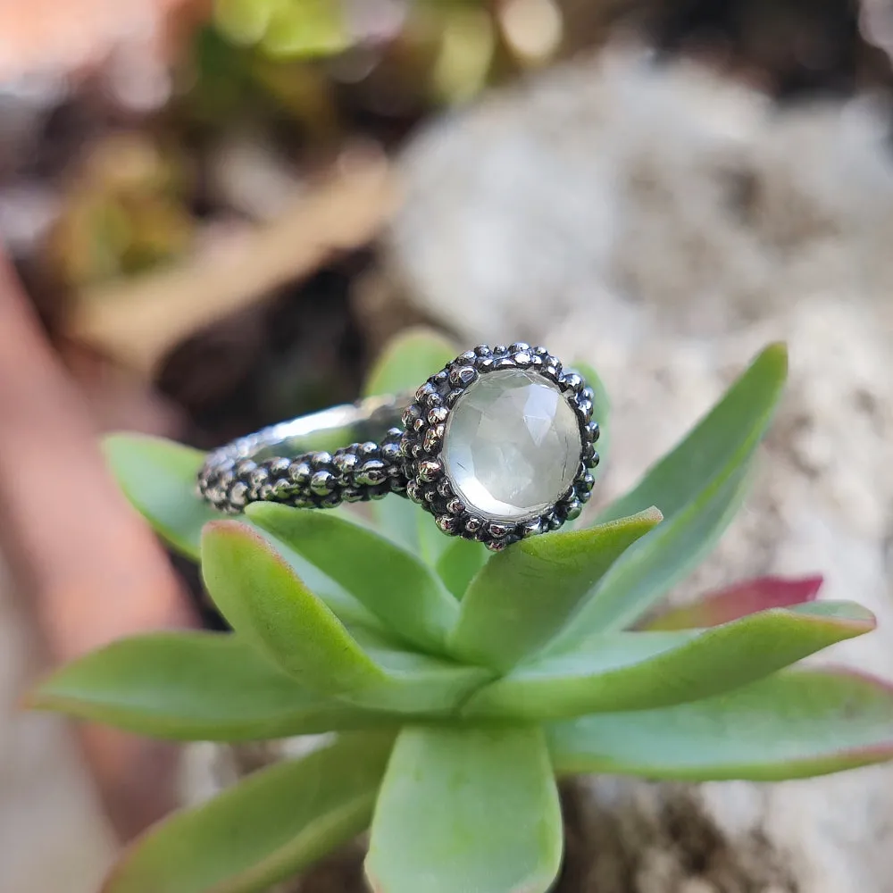 Handgefertigter Ring mit 925er Silberstein - MALASAR