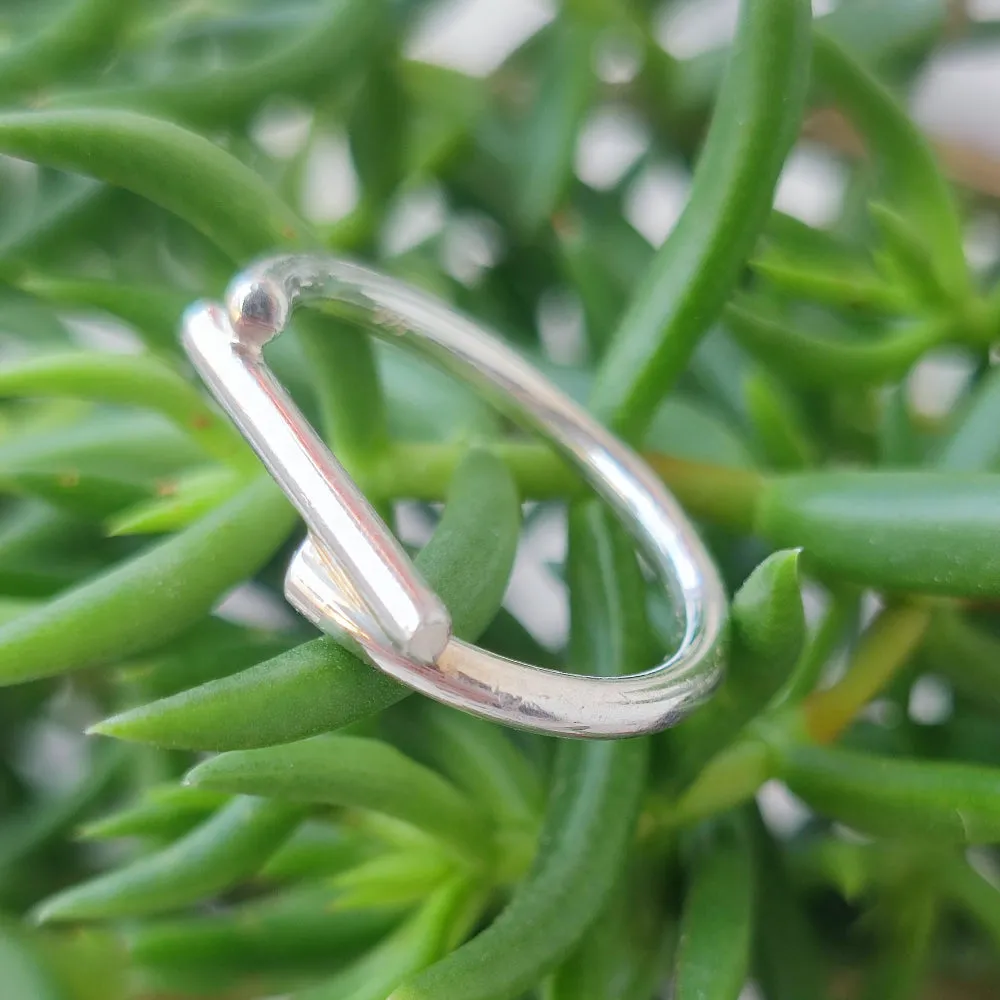 Minimal 925 Silver Ring - RAWALOTAN