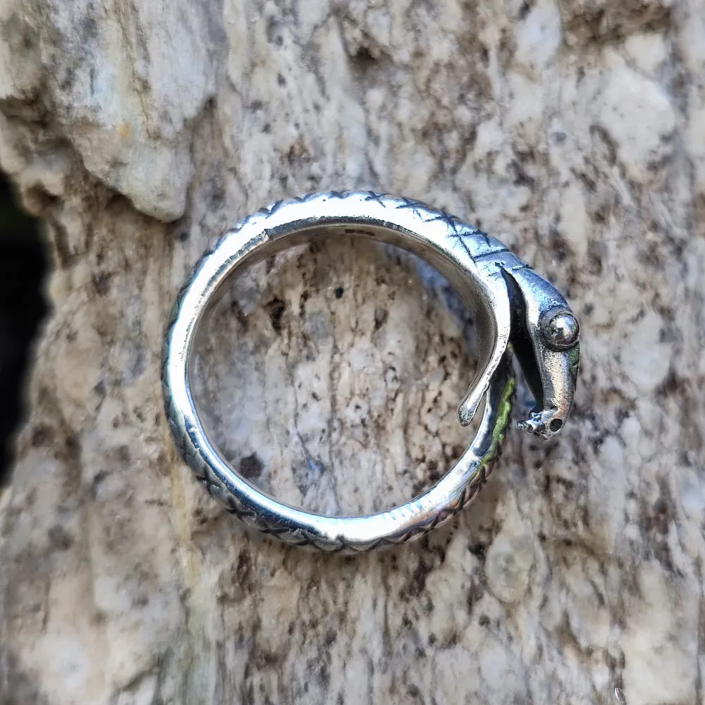 925 Silver Snake Ring - JHARIGAON