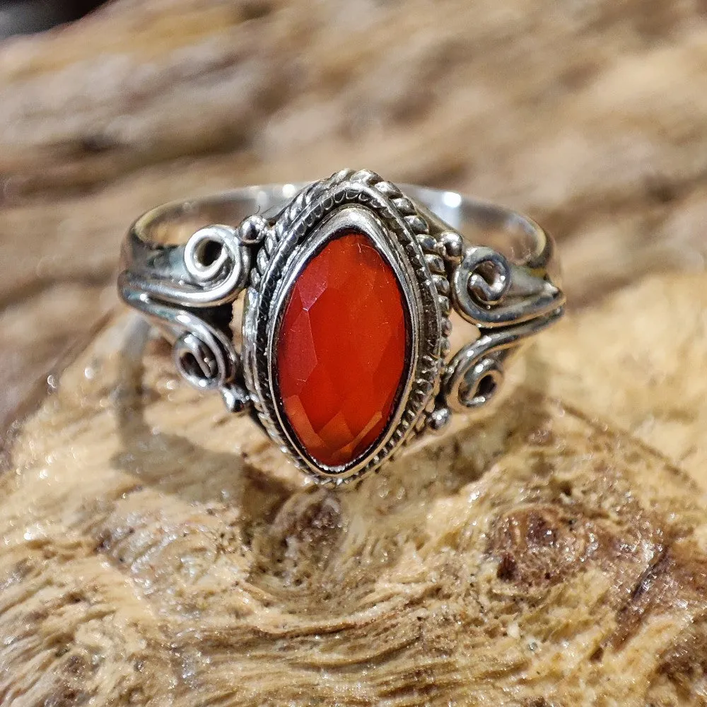 925 silver ring with stone - NAIIRA
