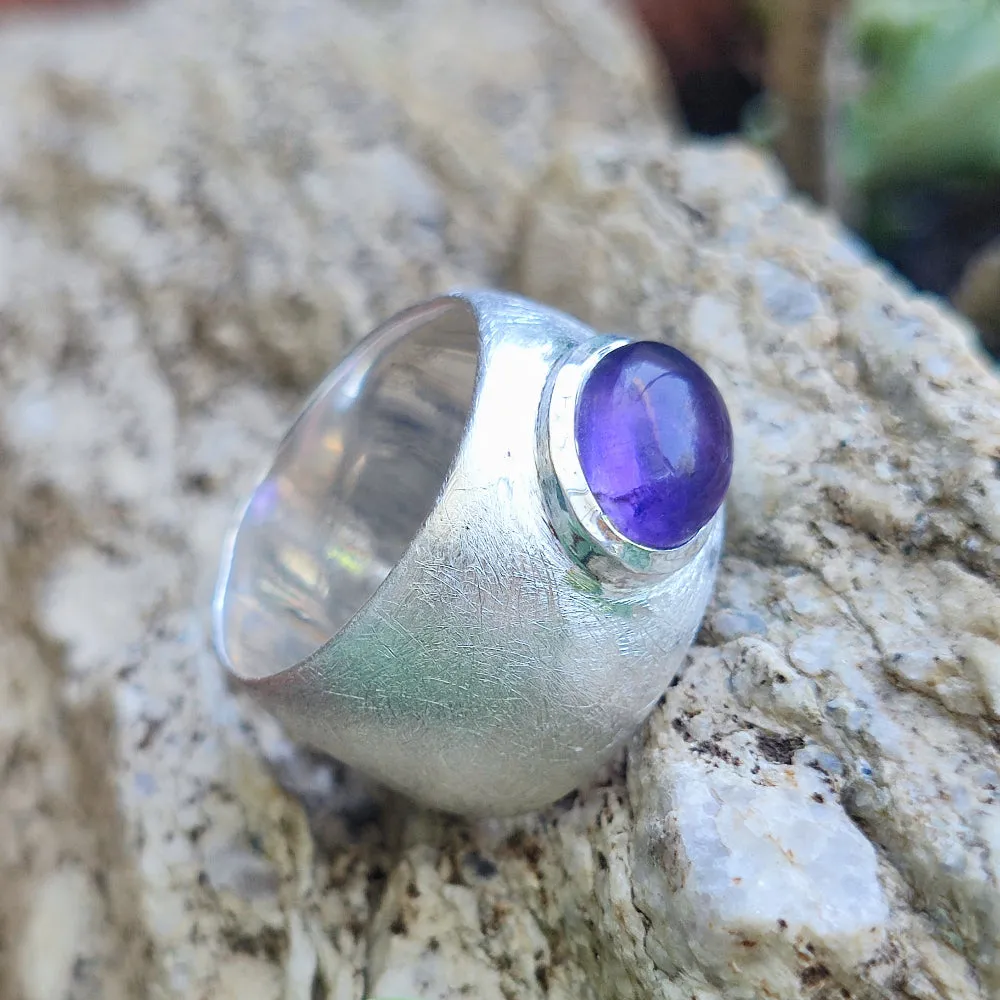 925 Silver Ring with Stone - FIROZABAD