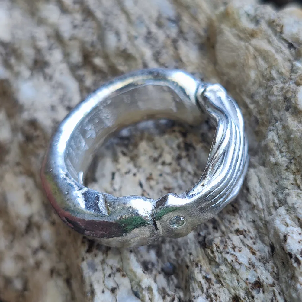 Handmade 925 Silver Ring with Stone - HANNOUJ