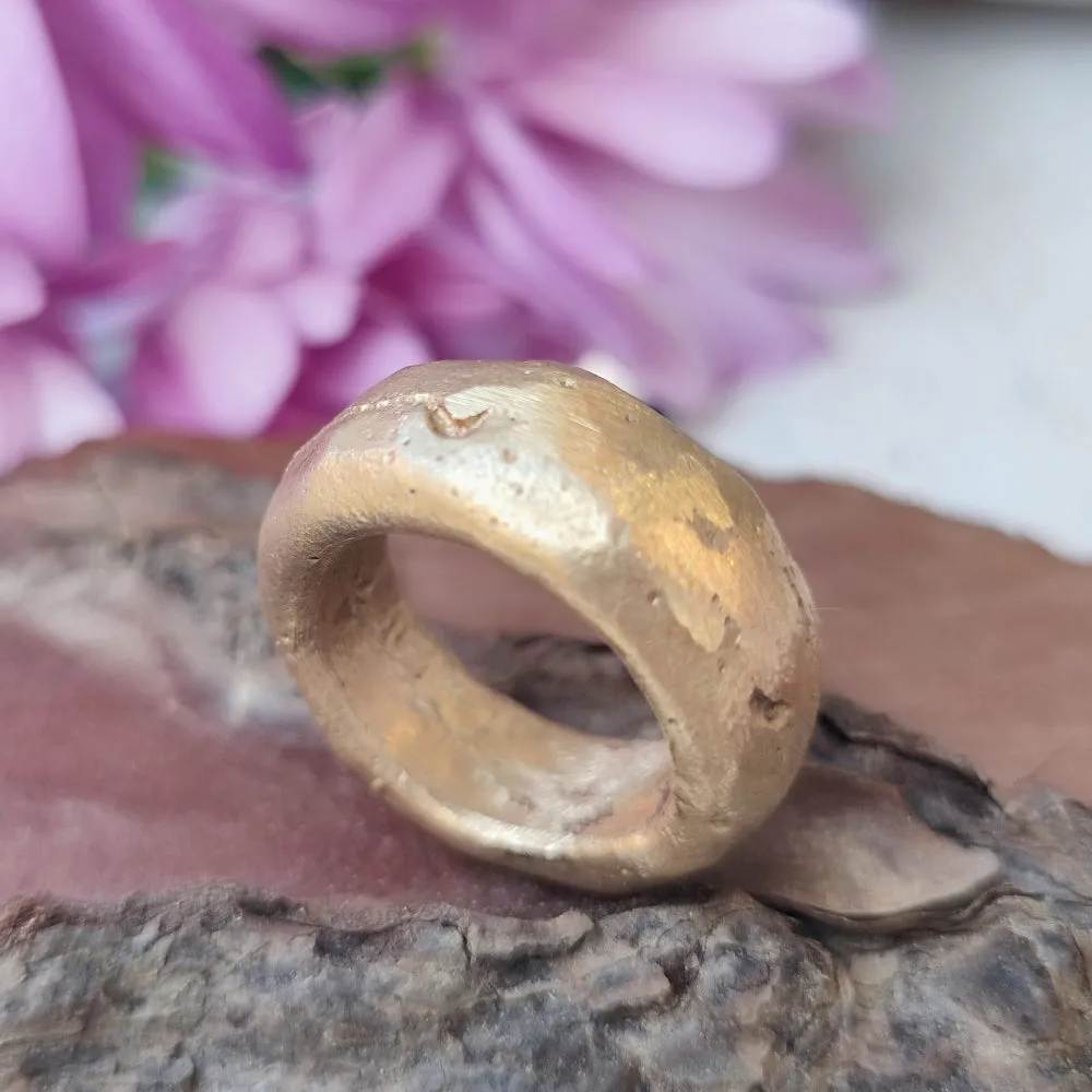 Handmade Bronze Band Ring - URWAN
