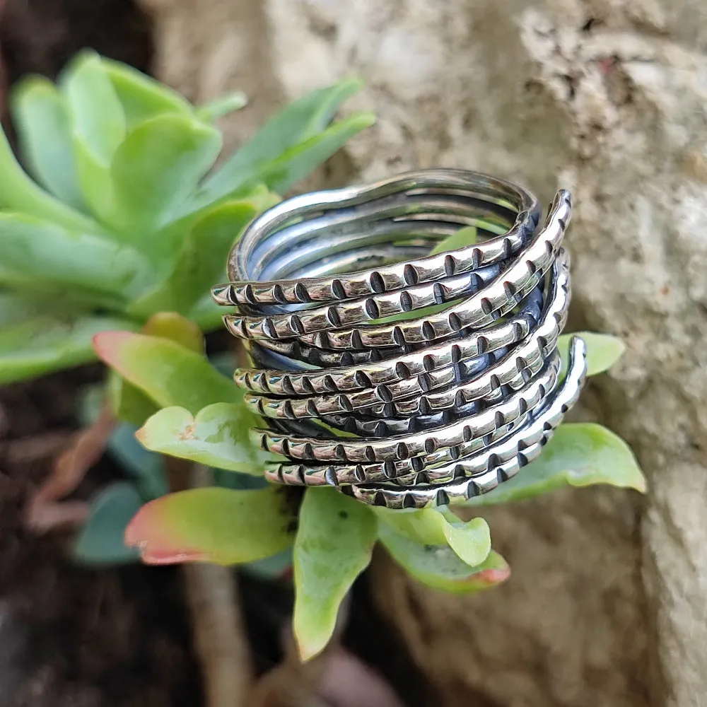 High Band Ring in 925 Silver - GUDHA