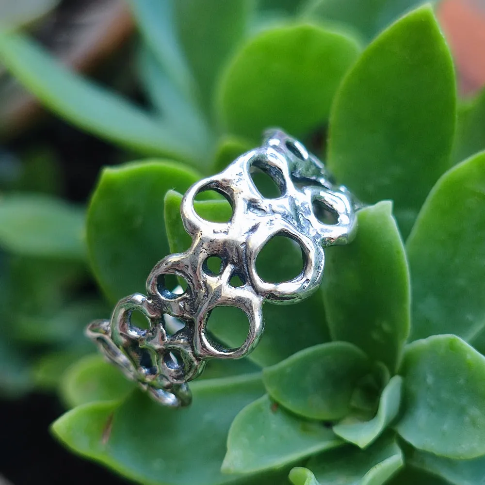 Handmade 925 Silver Band Ring - UDUPI