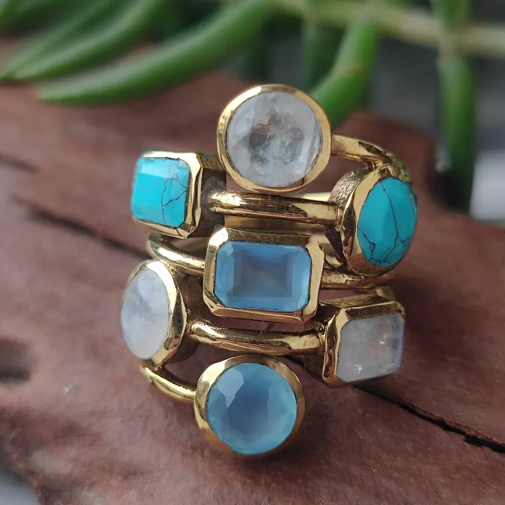 Band with Semi Precious Stones - EPTADE